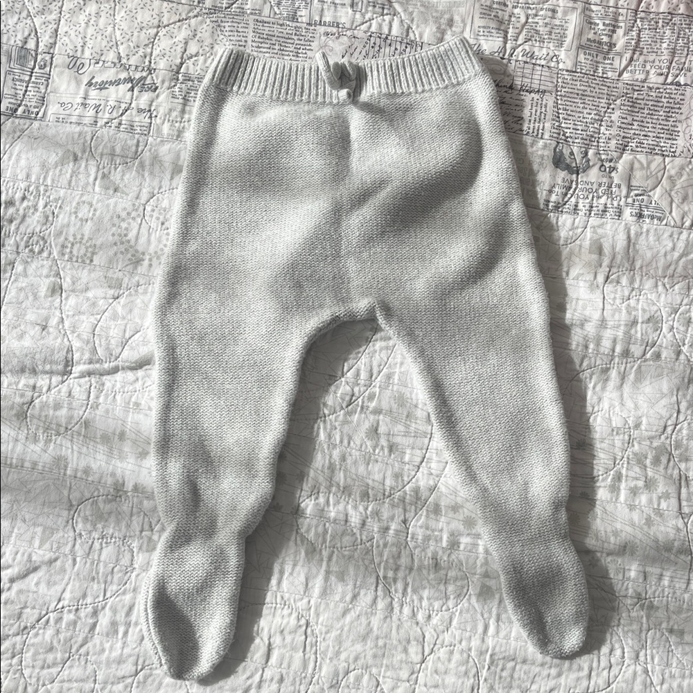 Zara Kids White Knit Bottoms